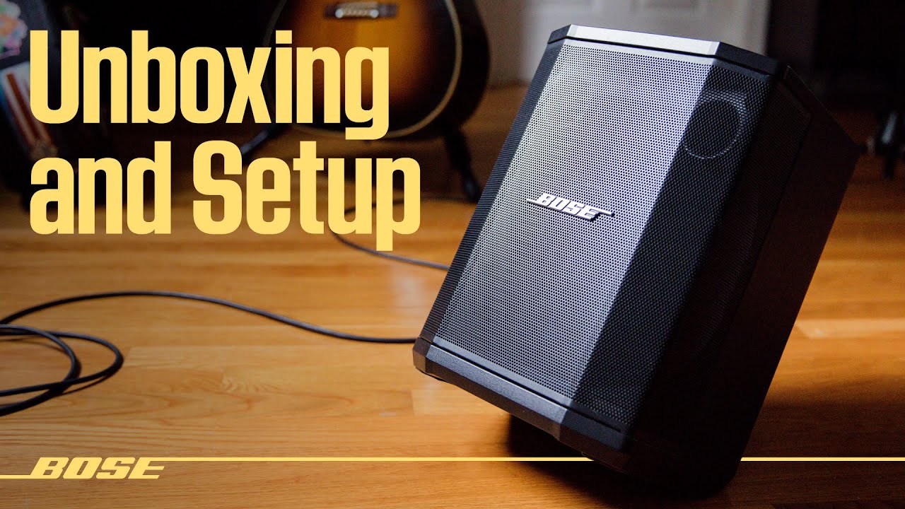 Bose S1 Pro – Unboxing and Setup