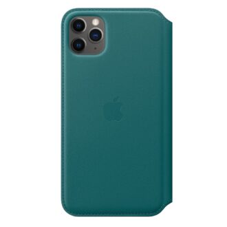 iPhone 11 Pro Max Leather Folio Peacock Price Online in Lagos and Abuja Nigeria