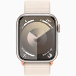Apple Watch Series 9 Starlight Aluminum Case with Sport Loop