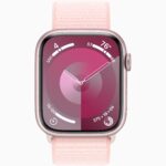 Apple Watch Series 9 Pink Aluminum Case with Sport Loop
