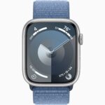 Apple Watch Series 9 Silver Aluminum Case with Sport Loop