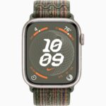 Apple Watch Series 9 Starlight Aluminum Case with Nike Sport Loop