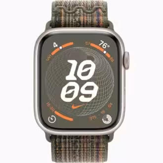 Apple Watch Series 9 Starlight Aluminum Case with Sequoia/Orange Nike Sport Loop price in Nigeria. Buy 2023 Apple Watch Nike Series 9 in Lagos Abuja Port Harcourt Kano Kaduna Ilorin Ogun Abeokuta Ibadan Osun Ife Akure Ondo Benin Edo Bayelsa Uyo Eket Calabar Jos Plateau State Accra Ghana