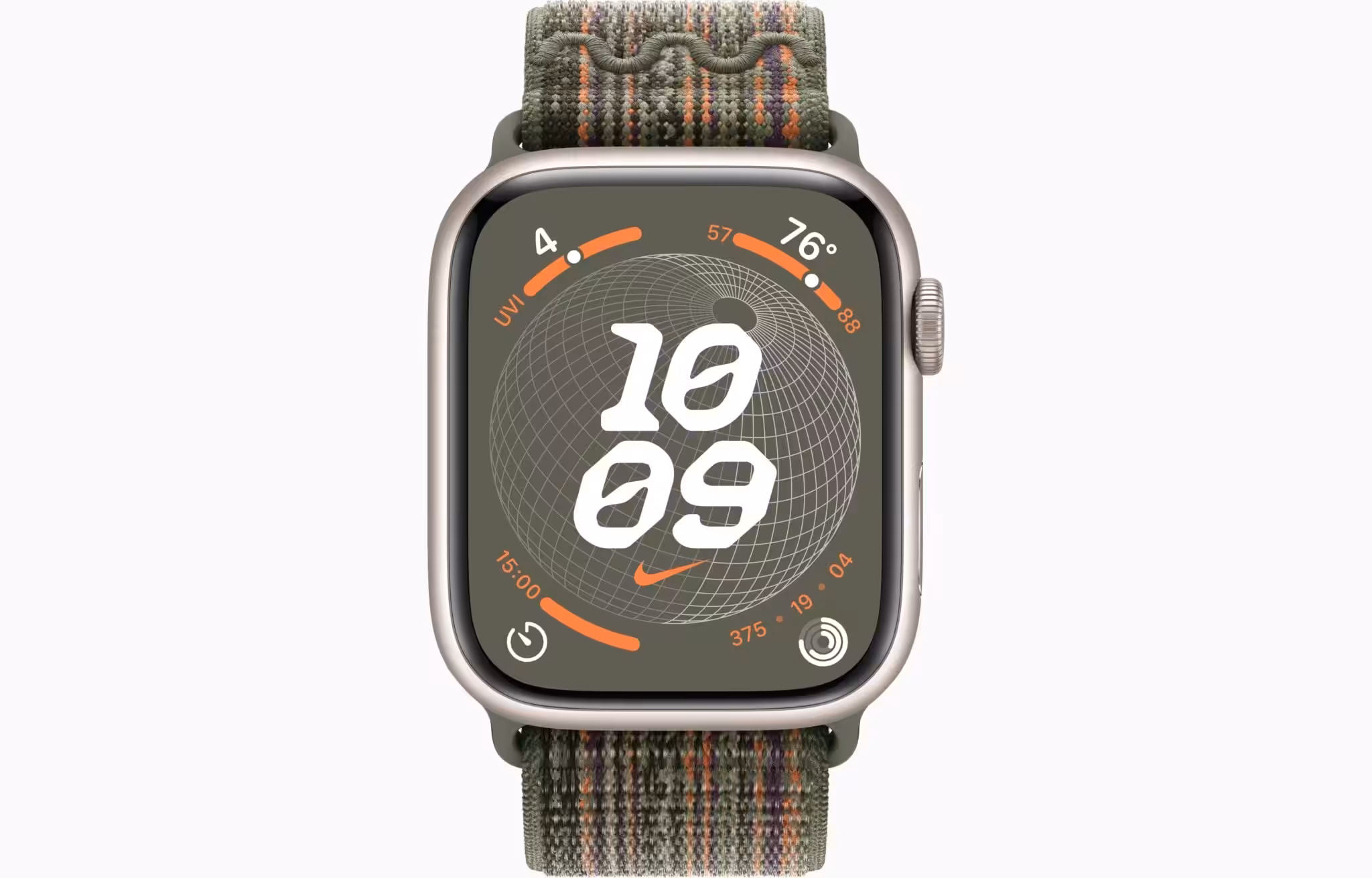Apple Watch Series 9 Starlight Aluminum Case with Sequoia/Orange Nike Sport Loop price in Nigeria. Buy 2023 Apple Watch Nike Series 9 in Lagos Abuja Port Harcourt Kano Kaduna Ilorin Ogun Abeokuta Ibadan Osun Ife Akure Ondo Benin Edo Bayelsa Uyo Eket Calabar Jos Plateau State Accra Ghana