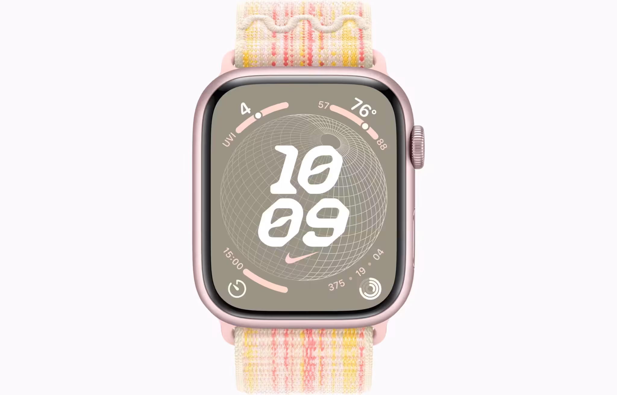 Apple Watch Series 9 Pink Aluminum Case with Starlight/Pink Nike Sport Loop price in Nigeria. Buy 2023 Apple Watch Nike Series 9 in Lagos Abuja Port Harcourt Kano Kaduna Ilorin Ogun Abeokuta Ibadan Osun Ife Akure Ondo Benin Edo Bayelsa Uyo Eket Calabar Jos Plateau State Accra Ghana