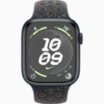 Apple Watch Series 9 Midnight Aluminum Case with Nike Sport Band