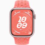 Apple Watch Series 9 Pink Aluminum Case with Nike Sport Band