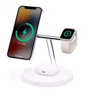 Belkin BOOST↑CHARGE PRO 3-in-1 Wireless Charging Stand with MagSafe White price in Nigeria. Buy Belkin BOOST↑CHARGE™ PRO 2-in-1 Wireless Charging Dock with MagSafe Sand in Lagos Abuja Port Harcourt Akure Edo Benin Osogbo Abeokuta Eket Uyo Calabar Bayelsa Imo Kaduna Kano Jos Plateau Abia Onitsha
