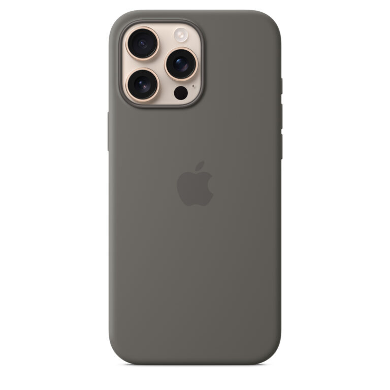 iPhone 16 Pro Max Silicone Case with MagSafe Stone Gray price in Nigeria. Buy iPhone Silicone Case in Lagos Abuja Port Harcourt Kano Kaduna Ilorin Ogun Abeokuta Ibadan Osun Ife Akure Ondo Benin Edo Bayelsa Uyo Eket Calabar Jos Plateau State Accra Ghana